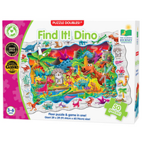 PUZZLE DOUBLES - FIND IT! DINOSAURS (EN) (Special Order)