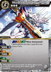 Sky Dragonlord Platinum (BSS01-053) [L'aube de l'histoire] 