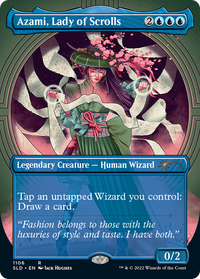 Azami, Dame des Parchemins (Sans bordure) [Série Secret Lair Drop] 