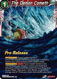 The Demon Cometh (BT15-023) [Saiyan Showdown Prerelease Promos] - POKÉ JEUX