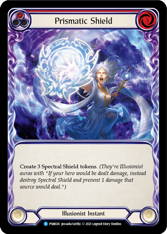 Prismatic Shield (Red) [PSM026] (Monarch Prism Blitz Deck) - POKÉ JEUX