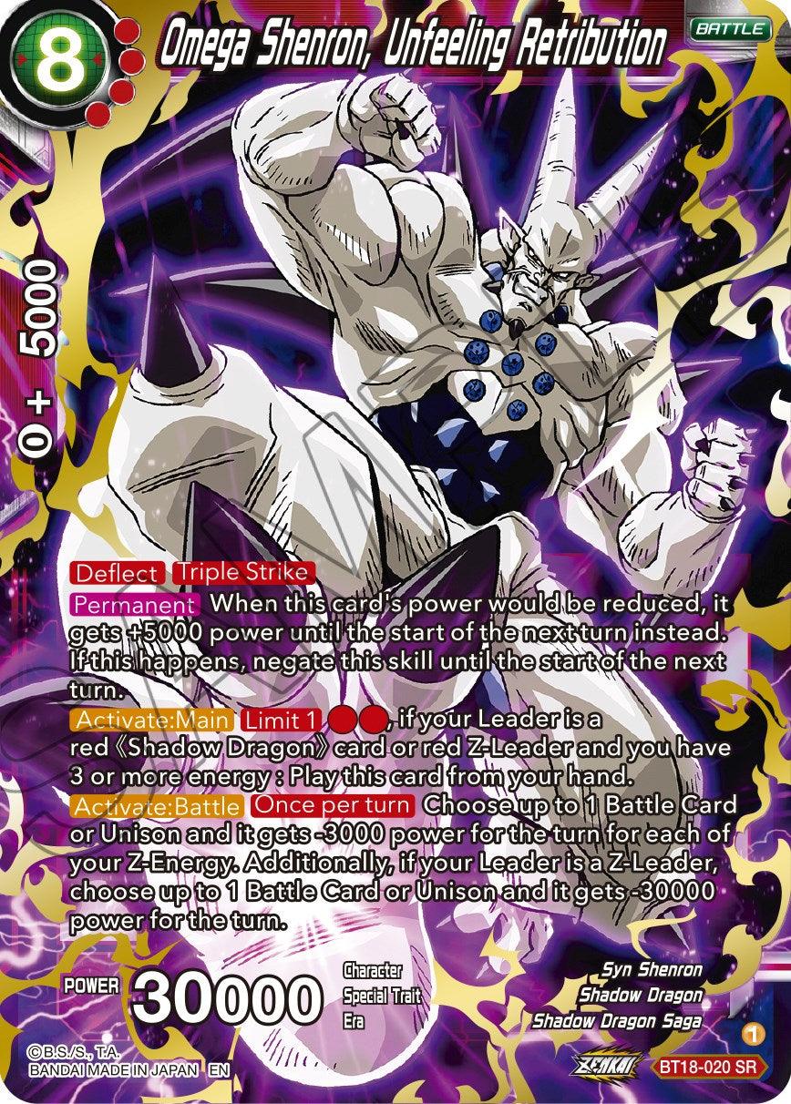 Omega Shenron, Unfeeling Retribution (BT18-020) [Dawn of the Z-Legends] - POKÉ JEUX