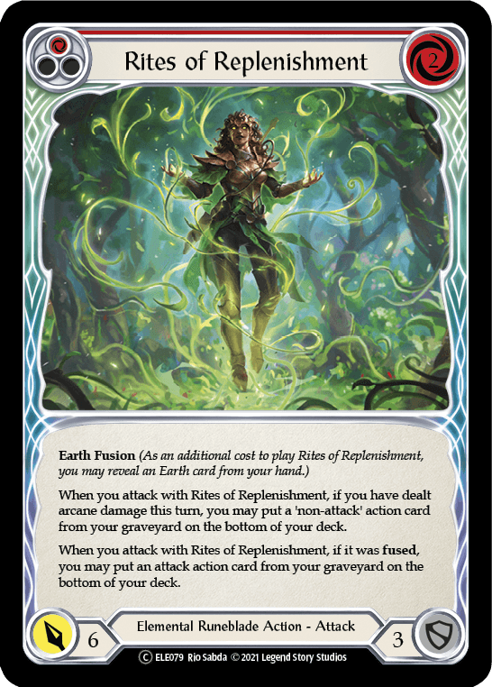 Rites of Replenishment (Red) [U-ELE079] (Tales of Aria Unlimited) Unlimited Normal - POKÉ JEUX