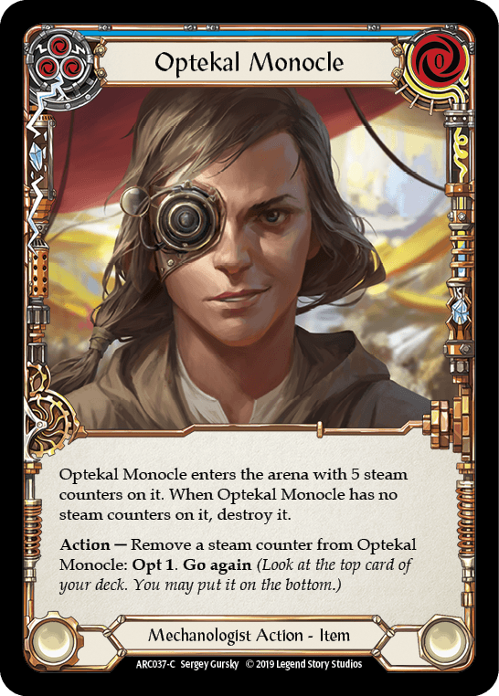 Optekal Monocle [ARC037-C] (Arcane Rising) 1st Edition Normal - POKÉ JEUX