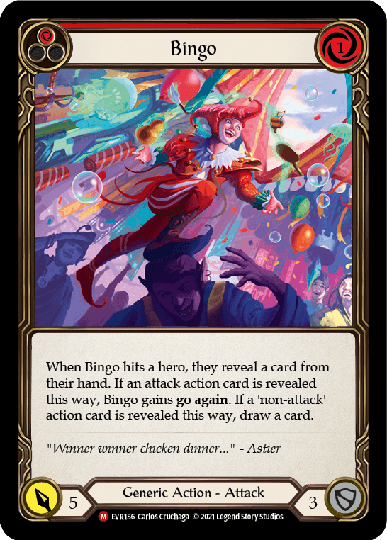 Bingo [EVR156] (Everfest) 1st Edition Rainbow Foil - POKÉ JEUX
