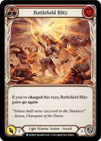 Battlefield Blitz (Red) [MON036-RF] (Monarch) 1st Edition Rainbow Foil - POKÉ JEUX