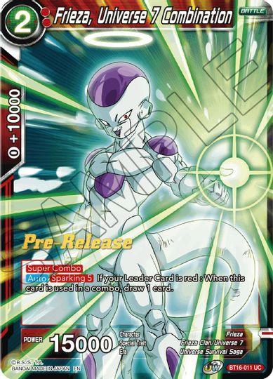 Frieza, Universe 7 Combination (BT16-011) [Realm of the Gods Prerelease Promos] - POKÉ JEUX