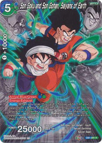 Son Goku and Son Gohan, Saiyans of Earth (Alternate Art) (DB1-091) [Special Anniversary Set 2020] - POKÉ JEUX