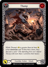 Thump (Red) [ELE209] (Tales of Aria) 1st Edition Rainbow Foil - POKÉ JEUX