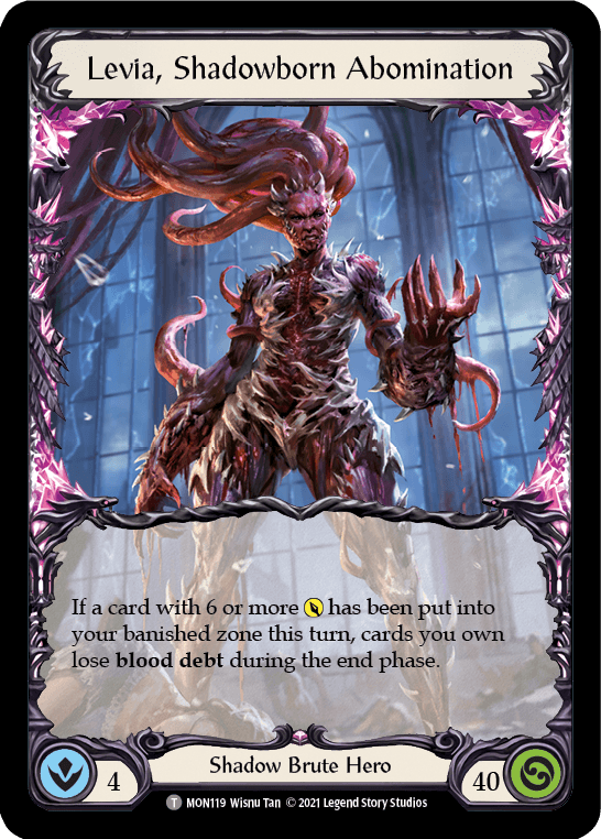 Levia, Shadowborn Abomination // Levia [MON119 // MON120] (Monarch) 1st Edition Normal - POKÉ JEUX
