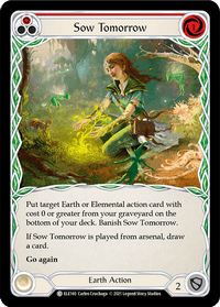 Sow Tomorrow (Red) [ELE140] (Tales of Aria) 1st Edition Rainbow Foil - POKÉ JEUX
