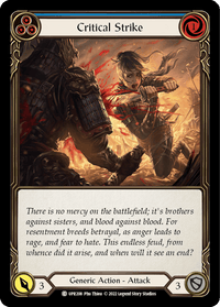 Critical Strike (Blue) [UPR208] (Uprising) Rainbow Foil - POKÉ JEUX