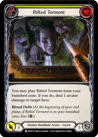 Rifted Torment (Yellow) [MON178-RF] (Monarch) 1st Edition Rainbow Foil - POKÉ JEUX