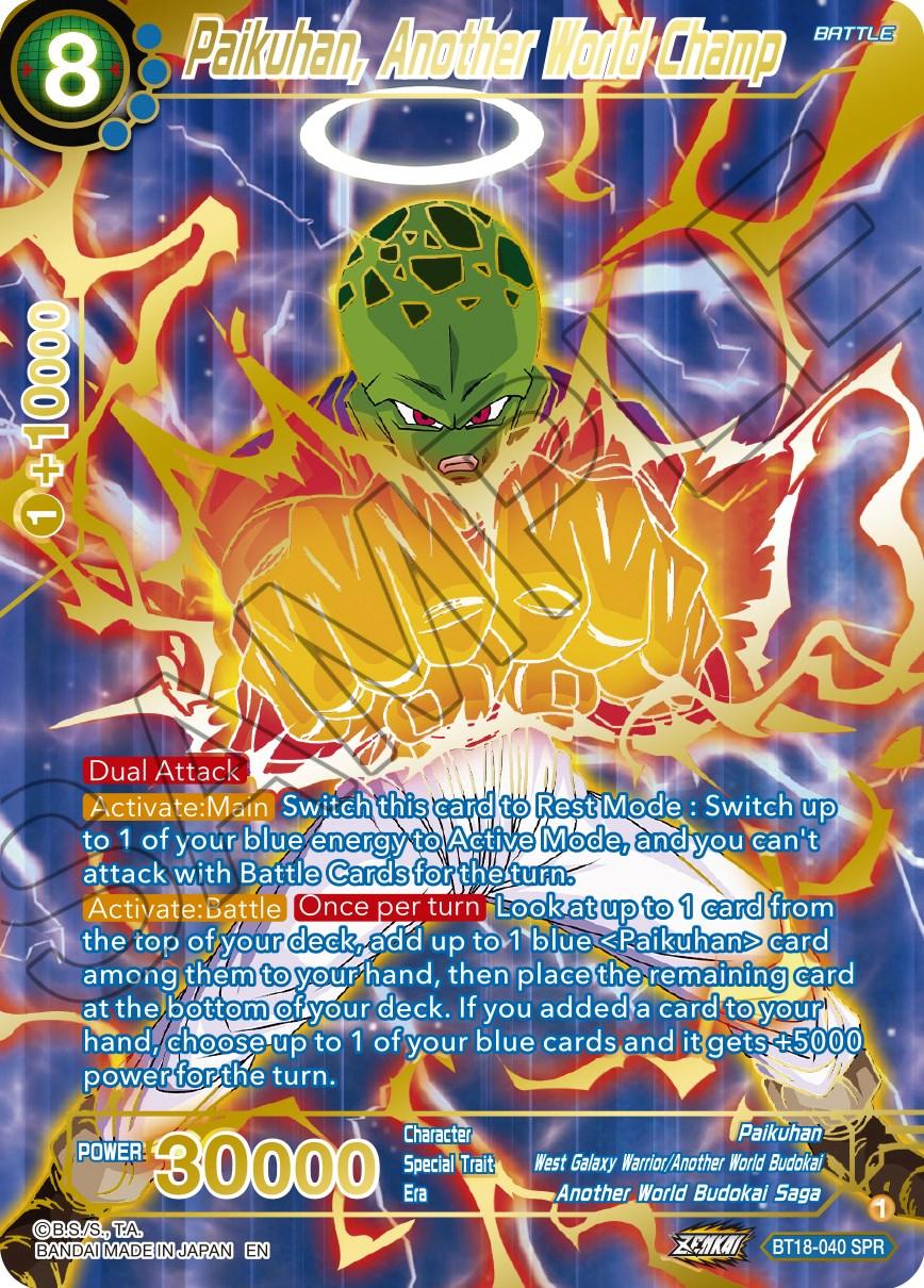 Paikuhan, Another World Champ (SPR) (BT18-040) [Dawn of the Z-Legends] - POKÉ JEUX