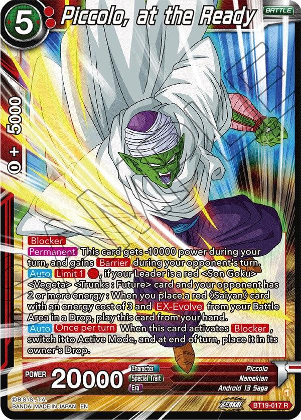 Piccolo, at the Ready (BT19-017) [Fighter's Ambition] - POKÉ JEUX