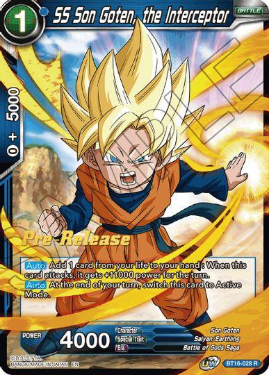 SS Son Goten, the Interceptor (BT16-028) [Realm of the Gods Prerelease Promos] - POKÉ JEUX