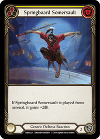 Springboard Somersault [RNR022-C] (Rhinar Hero Deck) 1st Edition Normal - POKÉ JEUX