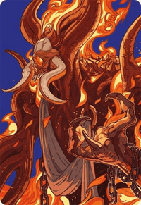 Phlage, Titan of Fire's Fury Art Card [Modern Horizons 3 Art Series] - POKÉ JEUX