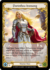 Dorinthea Ironsong [U-CRU076] (Crucible of War Unlimited) Unlimited Normal - POKÉ JEUX
