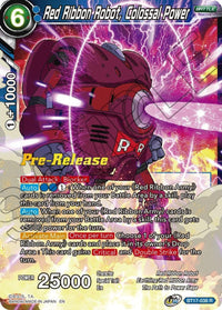 Red Ribbon Robot, Colossal Power (BT17-038) [Ultimate Squad Prerelease Promos] - POKÉ JEUX