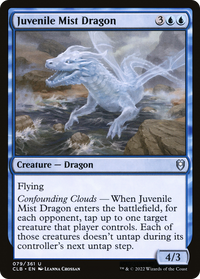 Juvenile Mist Dragon [Commander Legends: Battle for Baldur's Gate]