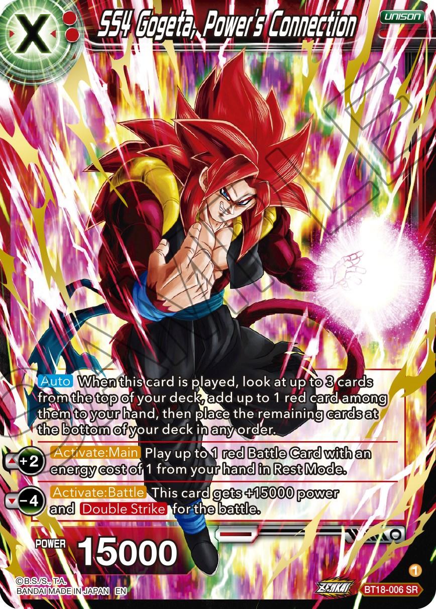 SS4 Gogeta, Power's Connection (BT18-006) [Dawn of the Z-Legends] - POKÉ JEUX
