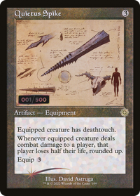 Quietus Spike (Schéma rétro) (sérialisé) [Artefacts rétro de la guerre des frères] 