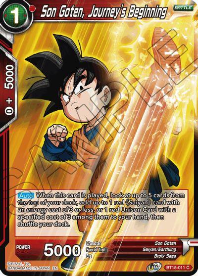 Son Goten, Journey's Beginning (BT15-011) [Saiyan Showdown] - POKÉ JEUX