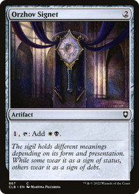 Orzhov Signet [Commander Legends: Battle for Baldur's Gate]