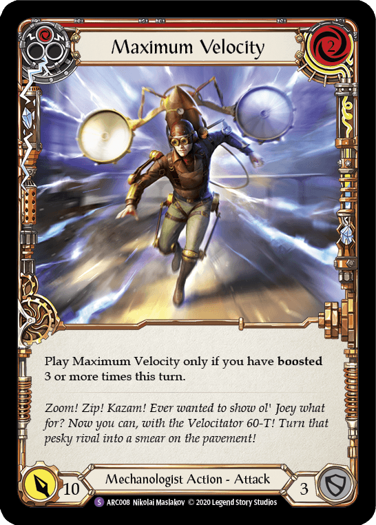 Maximum Velocity [U-ARC008] (Arcane Rising Unlimited) Unlimited Normal - POKÉ JEUX