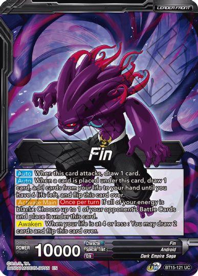 Fin // Fin, Apocalyptic Absorption (BT15-121) [Saiyan Showdown Prerelease Promos] - POKÉ JEUX