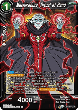 Mechikabura, Ritual at Hand (Rare) (BT13-143) [Supreme Rivalry] - POKÉ JEUX