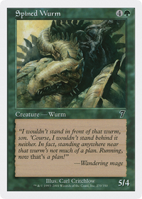 Spined Wurm [Seventh Edition]