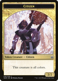 Citizen Token [War of the Spark Tokens]