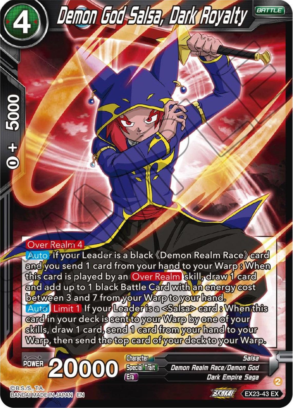 Demon God Salsa, Dark Royalty (EX23-43) [Premium Anniversary Box 2023] - POKÉ JEUX