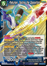 Paikuhan, Testing the Opposition (BT18-041) [Dawn of the Z-Legends] - POKÉ JEUX