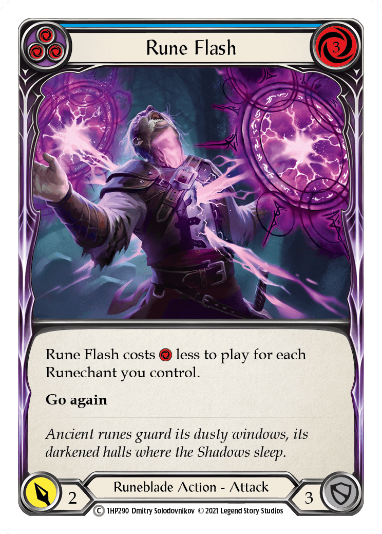 Rune Flash (Blue) [1HP290] (History Pack 1) - POKÉ JEUX