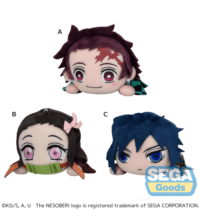 NESOBERI (Lay-Down) Anime "Demon Slayer: Kimetsu no Yaiba" Plush Vol.1 (EX) (Pre-Order)