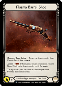 Plasma Barrel Shot [U-CRU101] (Crucible of War Unlimited) Unlimited Rainbow Foil - POKÉ JEUX