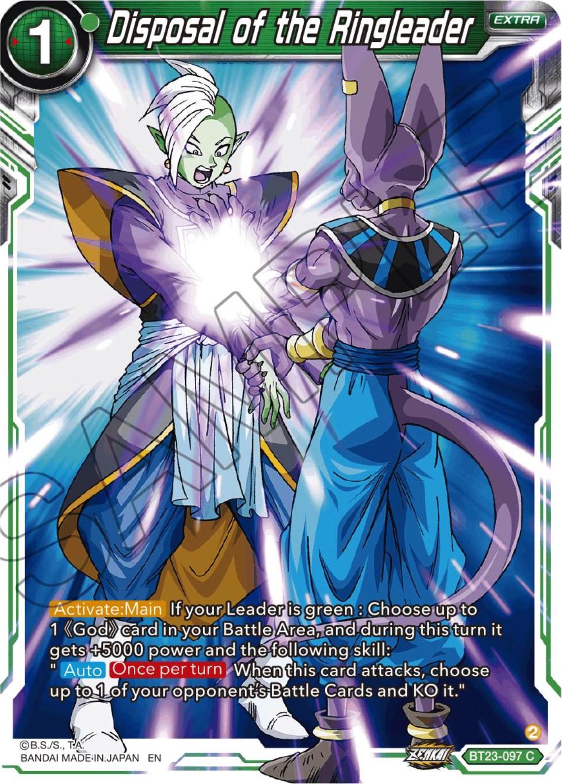 Disposal of the Ringleader (BT23-097) [Perfect Combination] - POKÉ JEUX