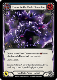Drawn to the Dark Dimension (Blue) [ARC099-C] (Arcane Rising) 1st Edition Normal - POKÉ JEUX