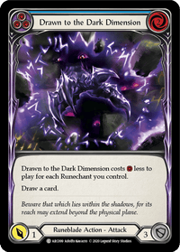 Drawn to the Dark Dimension (Blue) [U-ARC099] (Arcane Rising Unlimited) Unlimited Normal - POKÉ JEUX