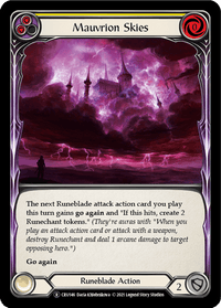 Mauvrion Skies (Yellow) [U-CRU146] (Crucible of War Unlimited) Unlimited Rainbow Foil - POKÉ JEUX