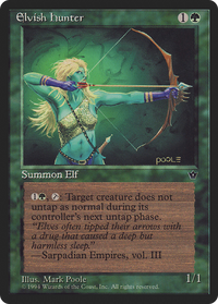 Elvish Hunter (Mark Poole) [Fallen Empires]