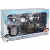 11pc STAINLESS STEEL COOKWARE PLAYSET (Special Order)