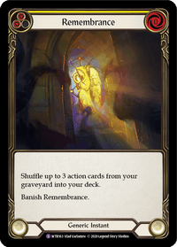 Remembrance [U-WTR163] (Welcome to Rathe Unlimited) Unlimited Normal - POKÉ JEUX
