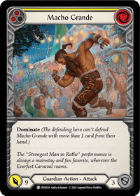 Macho Grande (Yellow) [EVR028] (Everfest) 1st Edition Rainbow Foil - POKÉ JEUX
