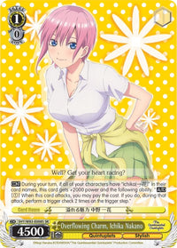 Charme débordant, Ichika Nakano (5HY/W83-E008S SR) [Les quintuplés quintessentiels] 