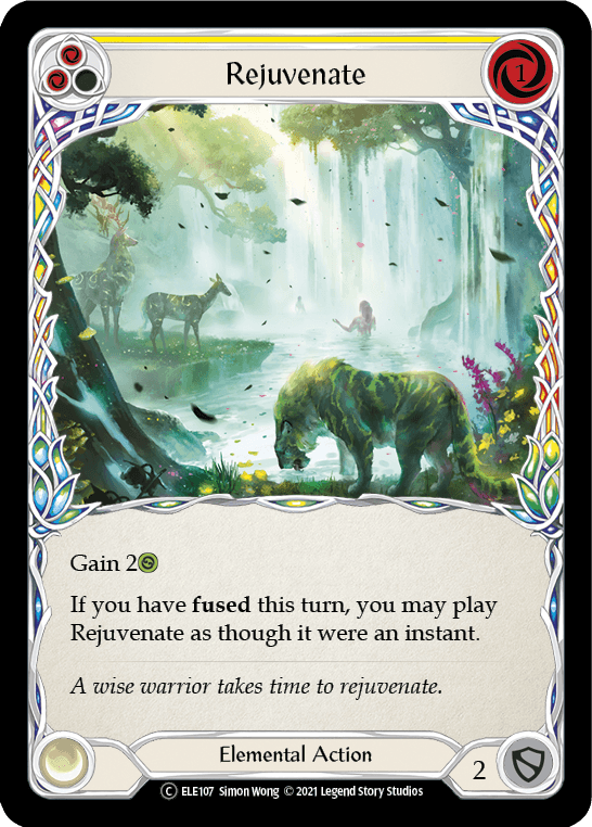 Rejuvenate (Yellow) [U-ELE107] (Tales of Aria Unlimited) Unlimited Normal - POKÉ JEUX