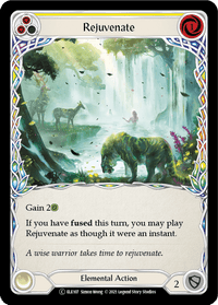 Rejuvenate (Yellow) [U-ELE107] (Tales of Aria Unlimited) Unlimited Rainbow Foil - POKÉ JEUX